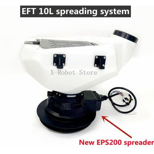 EFT 2021 New Spreading System V2.0 10L 22L Spreader For EP, G Series Water Tank Agricultural Drone Frame