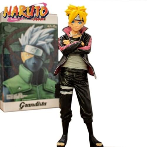 Naruto Anime Figures Uchiha Sasuke Itachiban Ninja Hand-made Six Way Naruto Vortex Boruto Decoration Kakashi Model Children Toys
