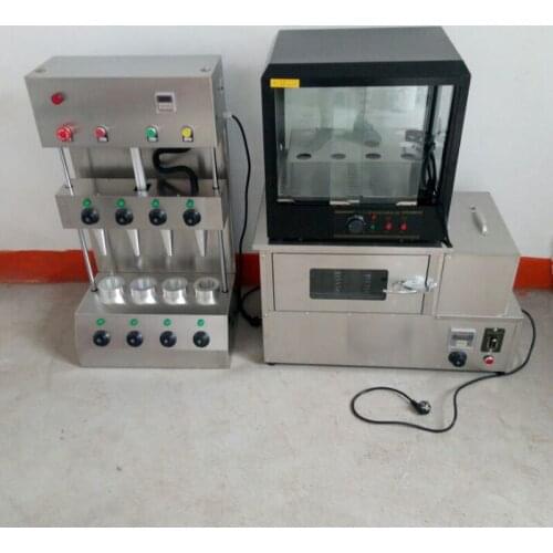 Hot Sale Pizza Cone Machine Pizza Oven Machine And Display Warmer Cabinet Commercial Stainless Steel Healthy Snack Food Machine