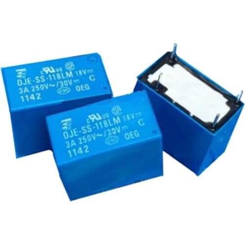 HOT NEW CAR AUTO RELAY 18V relay OJE-SS-118LM OJE SS 118LM OJESS118LM 18VDC DC18V 18V 4PIN