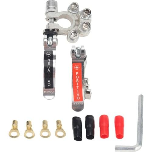 Boat Race Car UTV Tractor Truck Toolless Quick Disconnect Battery Main Cable Post Terminal Shut-off Connectors New