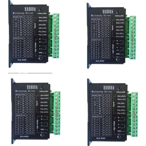 4PCS/LOT TB6600 stepper motor Driver Controller 32 segments upgraded version 4.0A 42VDC