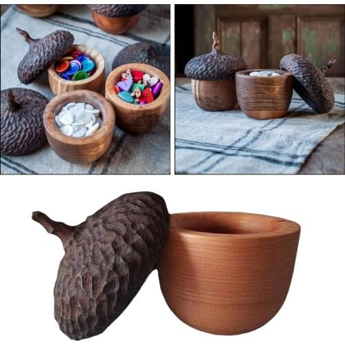 Resin Button Storage Box Coin Key Sewing Tools Case Crafts for Kids Gift