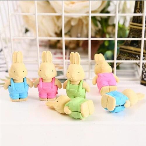 36pcs/lot nine Different Design Eraser Cartoon image School Office Supplies wholesale