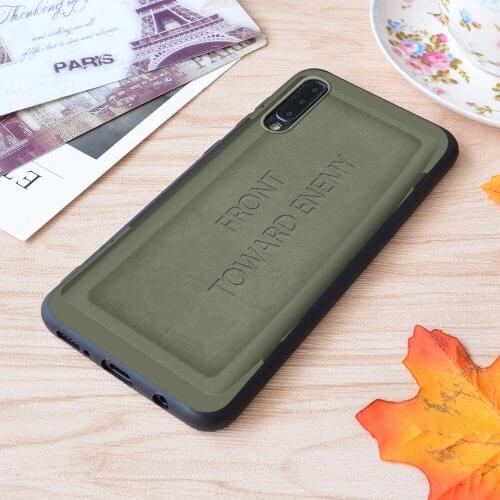 Claymore Front Toward Enemy Print Soft Silicone Matt Case For Samsung Galaxy S Note and Galaxy A