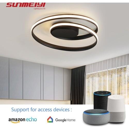 New Creative Ceiling Lights Amazon Google home Voice Control WiFi Smart Light For Living room Kitchen Kids Bedroom Modern Light