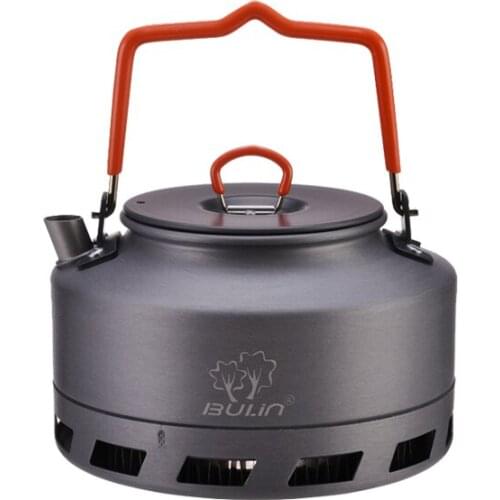 1.1L Outdoor Kettle Aluminum Alloy Portable Pot Travel Pan Teapot Coffee Tableware Cookware for Hiking Camping Cooking