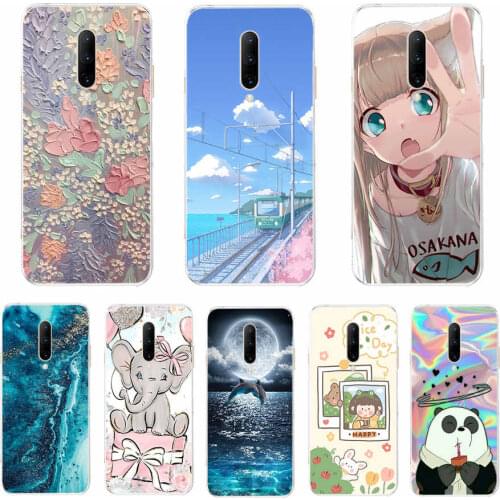 Silicone Case For Oneplus 7T Soft TPU Phone Case For One Plus 7 7T Coque Cover For Oneplus 7 T Full Bumper Funda