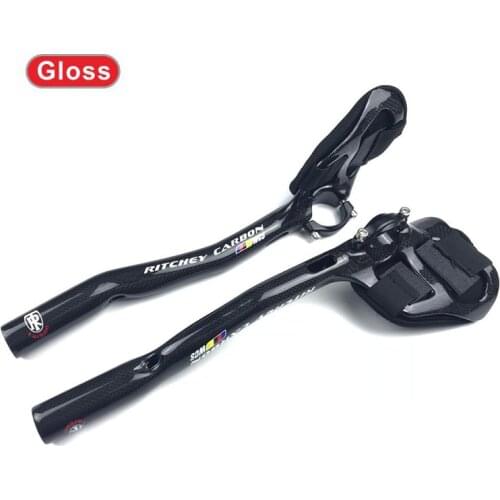 KEDDIE WCS Full Carbon Fiber Bicycle TT Handlebar Road Bike Rest Handlebars bar 3k Gloss finish bicycle parts accessories