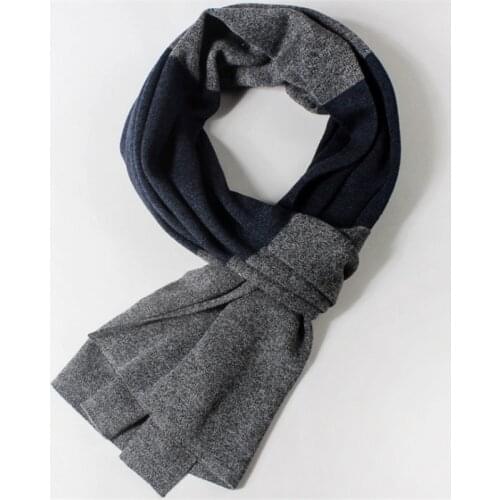 180cm*30cm Wool blended scarves Fashion plaid Mens scarf Warm for winter High quanlity Thickened Men scarves