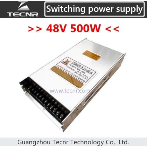 48V 500W switching power supply 11A for cnc engraving and cutting machine GY500-48-A