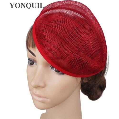 6.7"/17 CM Sinamay Hair Fascinator Base Sinamay Wedding Hair Accessories,DIY Hair Accessories 12PCS/Lot MH025