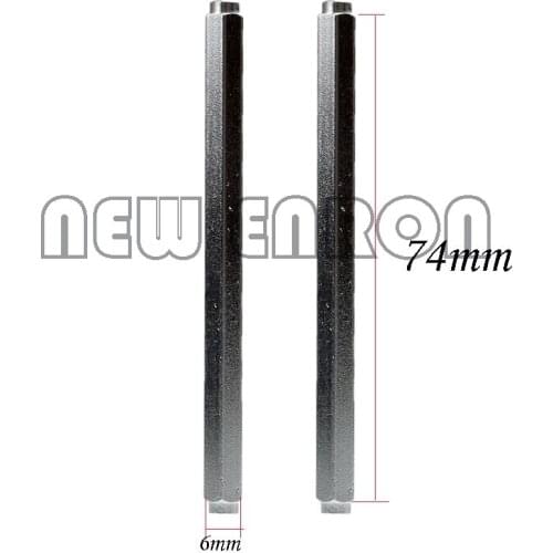 74x6x4mm HPI #86803 2Pcs Aluminum Joint Post For RC Car Parts HPI Racing Savage HP Flux X XL 4.6 5.9 2350 4.1 3.5 SS Silver