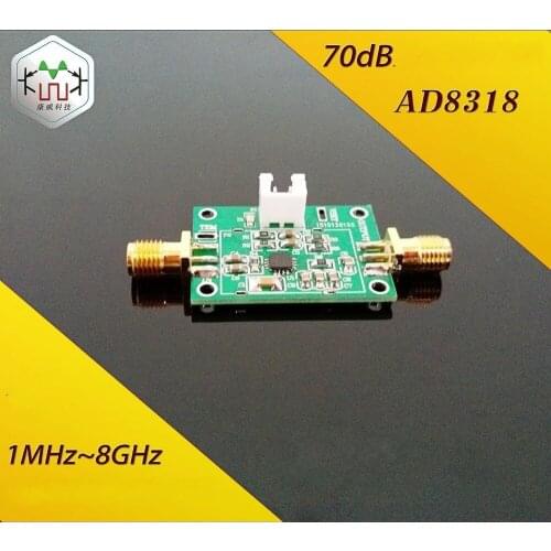 AD8318 1MHz-8GHz 70dB Logarithmic Detector amplifier SiGe Log Amp Module RSSI