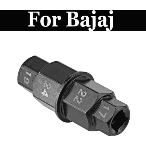 17 19 22 24mm Motorcycle Accessories Spindle Driver Tool For Bajaj Avenger 220 Dts-I Discover 100 125 150 Platina 100 Cc