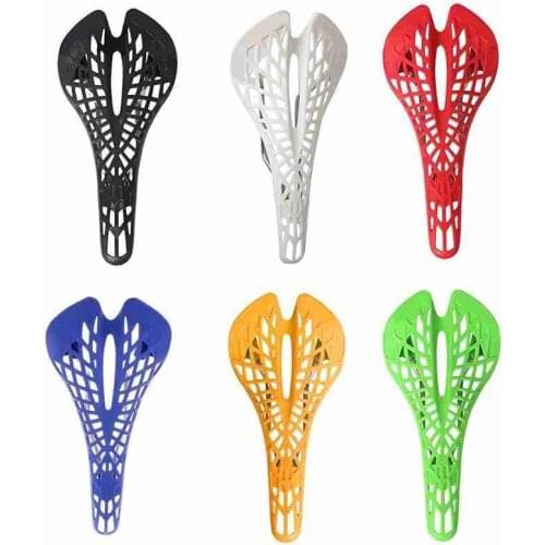 Shock Absorption Replacement Plastic Ultra Light Hollowed Bike Web Ergonomic Spider Saddle Mountain Cycling Bicycle Riding Q4K1