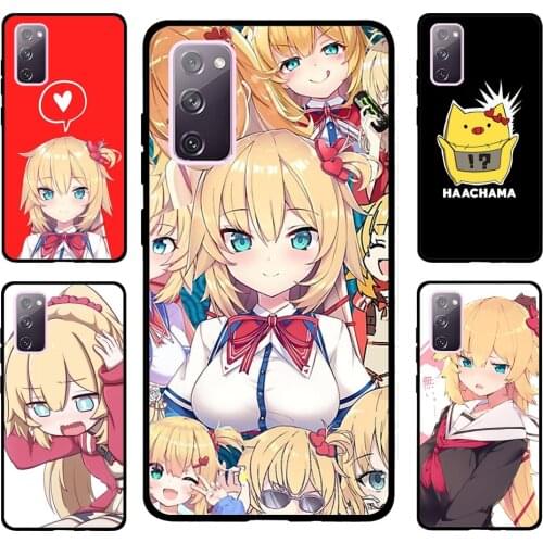 Akai Haato Haachama Hololive Case For Samsung Galaxy S20 FE S8 S9 S10 Plus S10e Note 10 Plus Note 20 S21 Ultra Cover