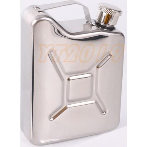 50pcs Stainless Steel Jerry Can Hip Flask or Oil flask with free funnel, Customized logo