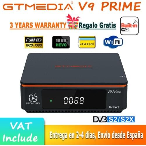 Hot sale Gtmedia V9 Super Decoder New upgraded Gtmedia V8X Support DVB-S2 H.256 Wifi GTmedia V8 Nova optional No app
