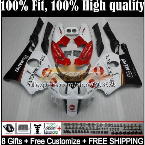 Injection Body For HONDA CBR 250RR 250CC CBR250RR 1988 1989 40CL.10 CBR 250 RR CC MC19 CBR250 RR 88 89 OEM Fairings KONICA red