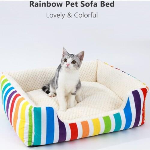 Animals Supplies Pet Dog Accessories Puppy Sofa Beds Cheap Soft Mat Comfort Pomeranian House Pet Bed for A Small Medium Dog