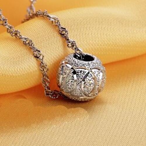 LN11 925s silver pure silver necklace this years lucky fortune puppy necklace is simple pendant women birthday necklace
