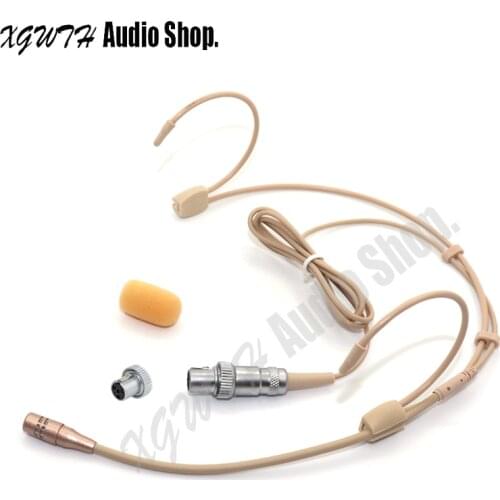 Dual Ear Head Wearing Headset Headworn Microphone for MiPro For Mipro Wireless Interview Speech Sing Recording