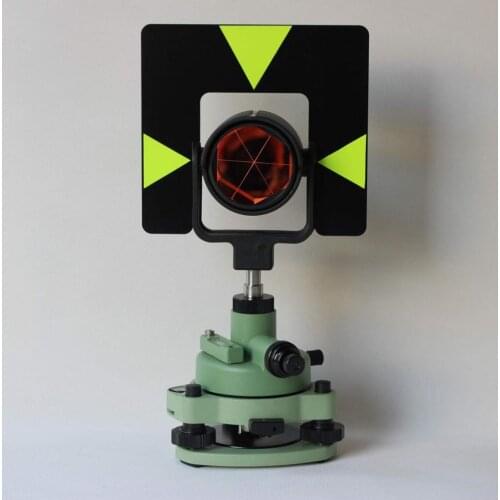 NEW Metal GREEN SINGLE PRISM TRIBRACH SET SYSTEM FOR TOTAL STATION SURVEYING