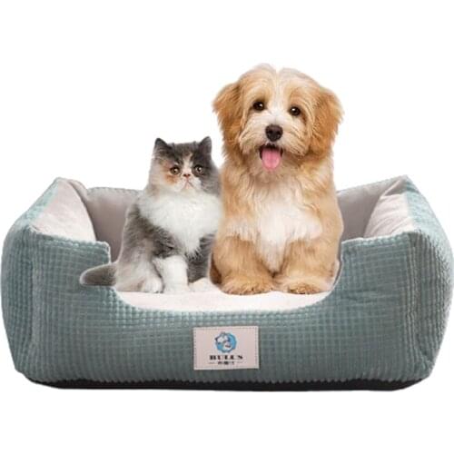 Orthopedic Large Dog Machine Washable Bed Cat House Accessories Basic Sofa Small Puppy Soft Pet With Removable Pet Supplies Gift