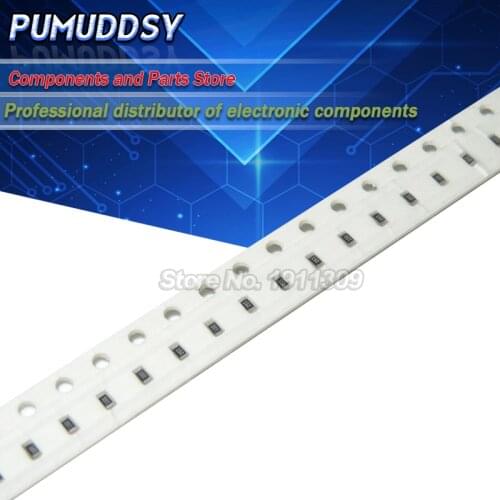 100PCS 0603 SMD 1/8W chip resistor resistors 0 ohm ~ 10M ohm 0R 1K 4.7K 4K7 10K 100K