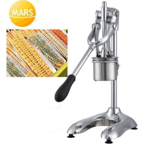 Manual Potato Chips Squeezers Machine Footlong 30CM American Fried Potato Chips Maker French Fries Cutters Kitchen Extruders