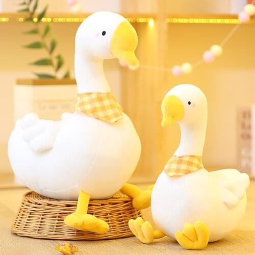 30/40cm Cute Cotton Goose Soft Stuffed Toys Baby Accompanying Plush Pillow Dolls Home Decor Accessories For Kid Gift