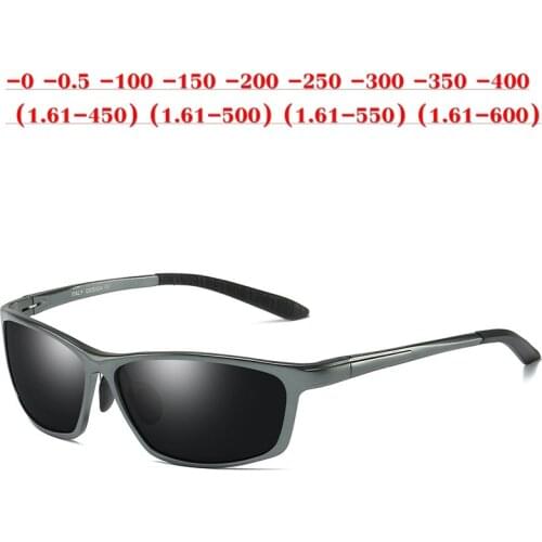 Prescription Glasses 0 to -6.0 For Myopia Men Women Polarized Mirror Lenses Sunglasses With Diopter Shortsighted Sunglasses NX