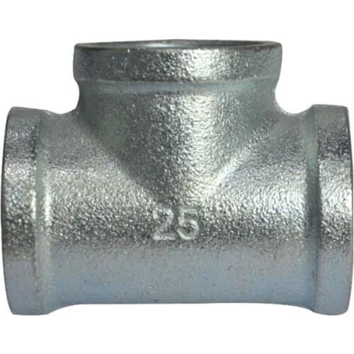 1/2" Tee 3 way F/F/F Threaded Pipe Fittings Stainless Steel SS304 Female x Female x Female 51mm Length