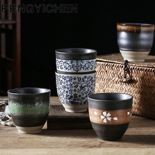 Creative Chinese Tea Cup Etiquette Cup Hotel Restaurant Retro Style Ceramic Small Coffee Cup Water Cups Home Office Tea Set
