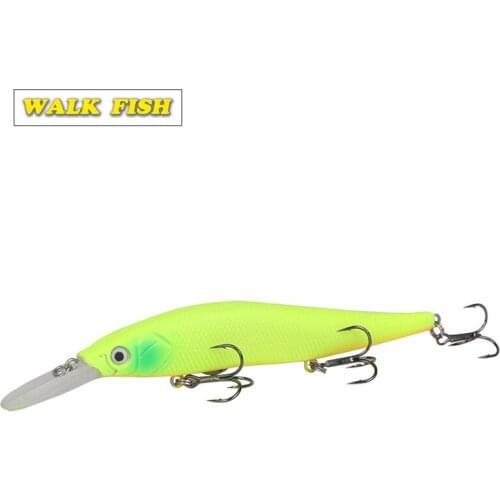 Walk Fish 135mm 16G 3D eyes Minnow Fishing Lure Crank Bait Artificial Hard Bait Fishing Tackle Quality Wobblers Swimbait Fishing