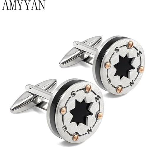 Knot Sleeve Buckle Woman Clothing Mens Cufflinks Silver Color Stainless Steel Classic Popular Retail