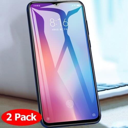 For Xiaomi Mi A3 Tempered Glass Full Cover Screen Protector For Xiaomi Xiomi Mi A3 Armor Film (2 Pack)