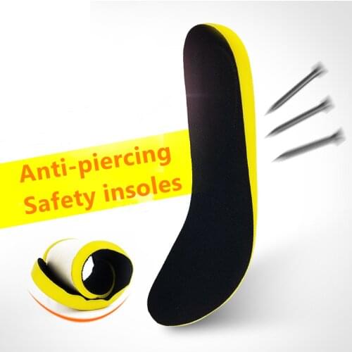 Work Safety Shoes Pads Anti-piercing Light Flexible Insole for Men Women Anti-nail Puncture Sneaker Insole