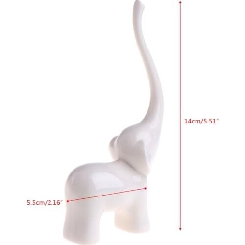 Ring Display Rack Jewelry Elephant Organizer Melamine Stand Holder Pendant Decor R9JE