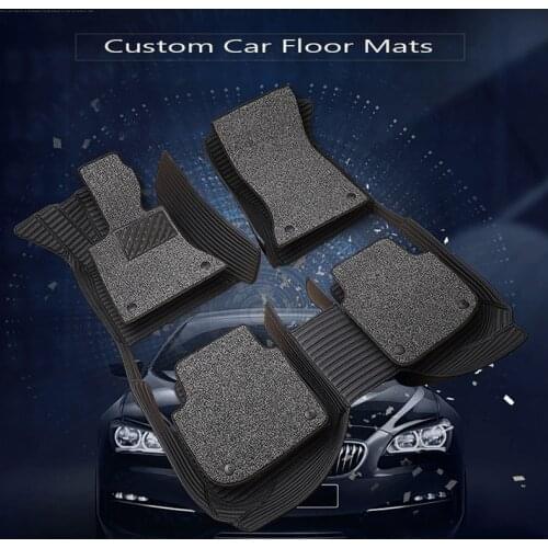 Custom fit car floor mats for Ford Edge Escape Kuga Fusion Mondeo Ecosport Explorer Focus 3 MK2 Fiesta F-150 C-MAX carpet line