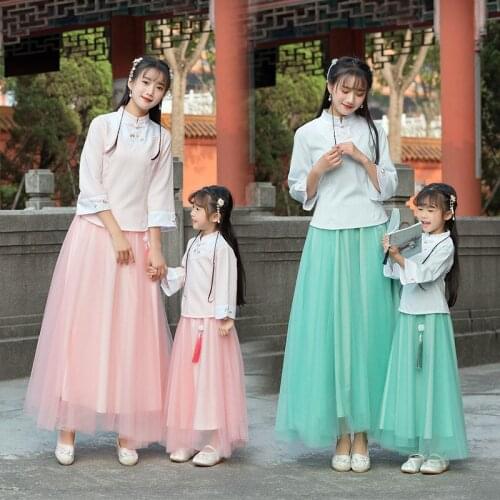 Free shipping Chinese National Style Embroidered Chiffon net dress
