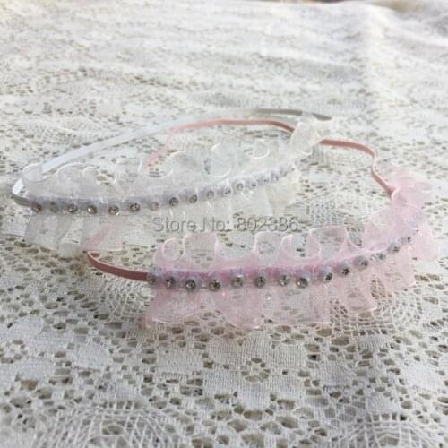 Free Shipping Newborn Headband Pearl Rhinestone Kids Hair Accessories
