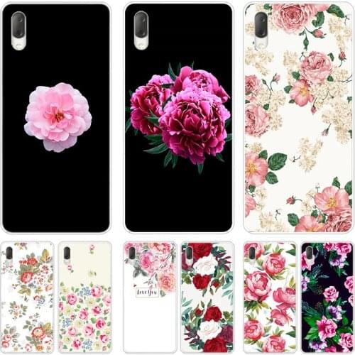 Colorful Flower Rose Peony Case For Sony Xperia X XA XA1 XA2 Ultra L1 L2 L3 XZ3 M4 Aqua Z3 Z5 Premium E5 XZ XZ1 XZ2 Compact