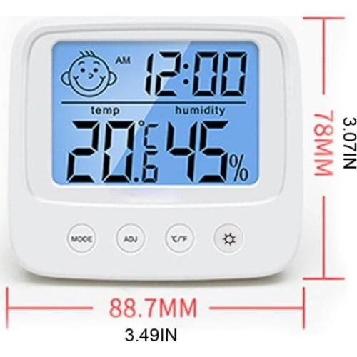 Digital Thermometer Wireless Smart Temperature Humidity Sensor LCD Screen Moisture Meter 875F