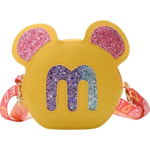 Disney pu Mickey mouse women shoulder bag messenger bag cartoon boys girls fashion women bag party dance