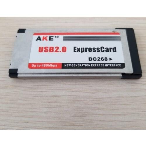 Express Card to USB 2.0 Extension Card 34mm AKE BC268 NEC Chip Card