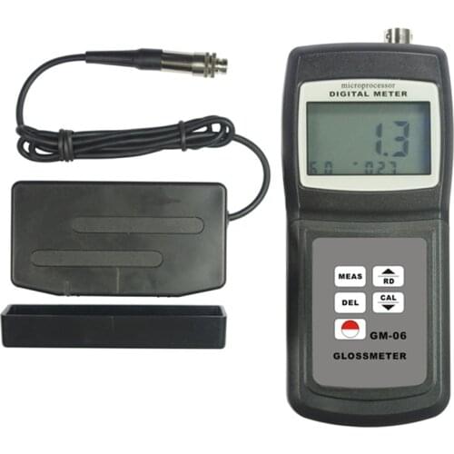 GM-06 60 Degree Single Angle Gloss Meter with GM06 Portable Surface Cleaning Measurement Glossmeter paint ceramic marble Tester