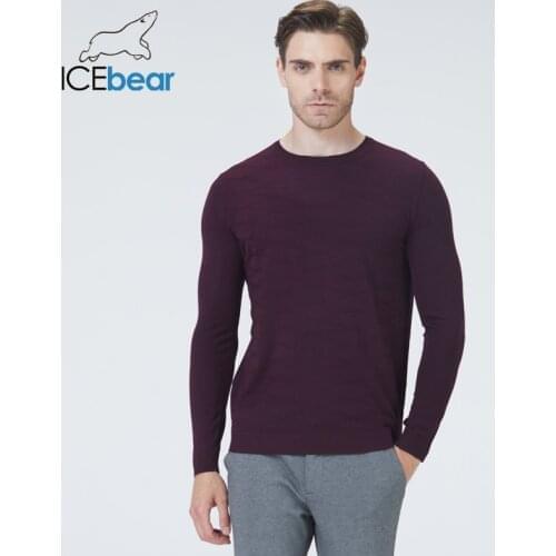Icebear 2021 casual mens sweater o-neck slim fit knittwear autumn mens sweaters pullovers pullover brand mens clothing 1815