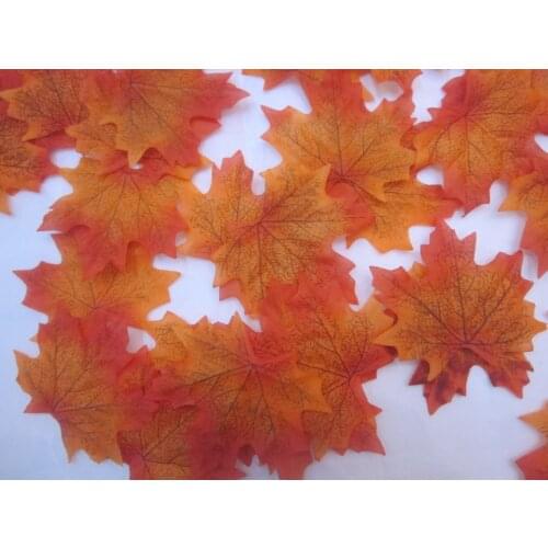 50 pcs in a pack artificial leaves newborn photography props baby hat fire maple photography accessories